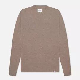 Мужской свитер Norse Projects Sigfred Lambswool, цвет бежевый, размер S