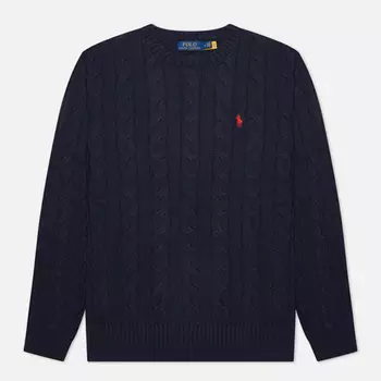 Мужской свитер Polo Ralph Lauren Driver Cotton Cable, цвет синий, размер M