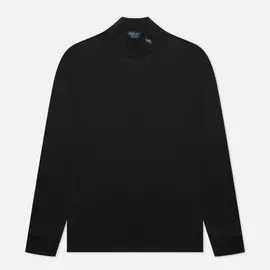 Мужской свитер Polo Ralph Lauren Turtle Neck Embroidered Logo, цвет чёрный, размер XXL