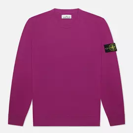 Мужской свитер Stone Island Classic Crew Neck Wool, цвет фиолетовый, размер L