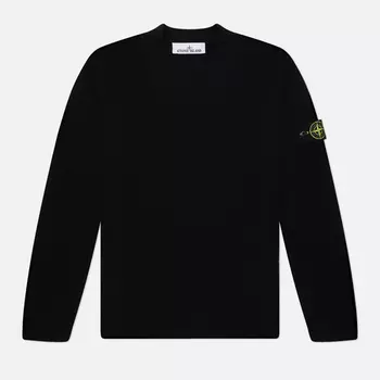Мужской свитер Stone Island Fancy Yarn, цвет чёрный, размер L