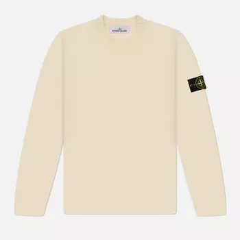 Мужской свитер Stone Island Fancy Yarn, цвет белый, размер M