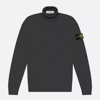 Мужской свитер Stone Island Light RWS Pure Wool Turtleneck, цвет серый, размер M