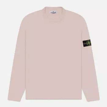 Мужской свитер Stone Island Organic Cotton & Nylon, цвет розовый, размер M
