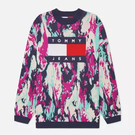 Мужской свитер Tommy Jeans Camo Flag, цвет камуфляжный, размер XXL