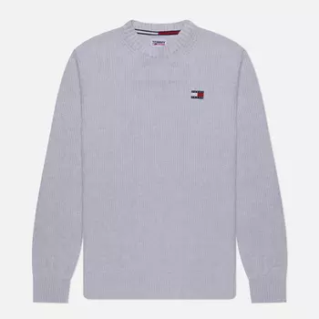 Мужской свитер Tommy Jeans Regular Tonal XS Badge, цвет серый, размер XXL