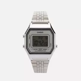 Наручные часы CASIO Collection LA680WEA-7E, цвет серебряный