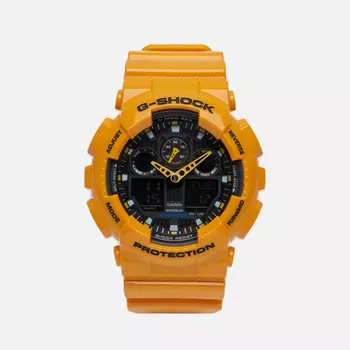 Наручные часы CASIO G-SHOCK GA-100A-9A, цвет жёлтый