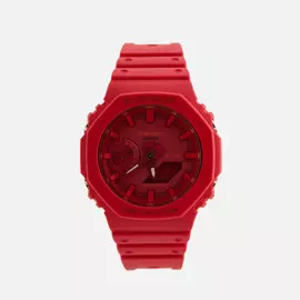 Наручные часы CASIO G-SHOCK GA-2100-4AER Octagon Series, цвет красный