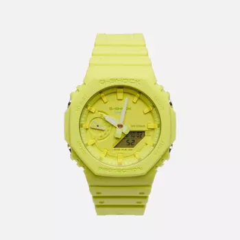 Наручные часы CASIO G-SHOCK GA-2100-9A9, цвет жёлтый