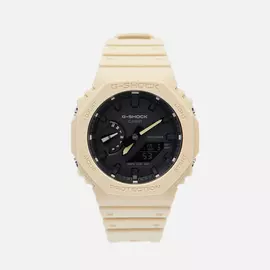 Наручные часы CASIO G-SHOCK GA-2100-5AER Octagon Series, цвет бежевый