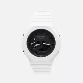Наручные часы CASIO G-SHOCK GA-2100-7AER Octagon Series, цвет белый