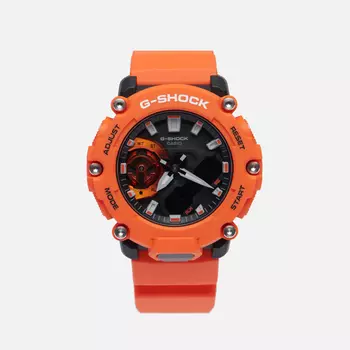 Наручные часы CASIO G-SHOCK GA-2200M-4A Carbon Core Guard, цвет оранжевый