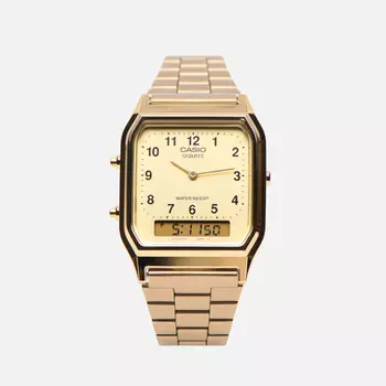Наручные часы CASIO Vintage AQ-230GA-9B, цвет золотой
