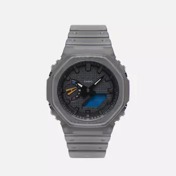 Наручные часы CASIO x FUTUR G-SHOCK GA-2100FT-8A, цвет серый