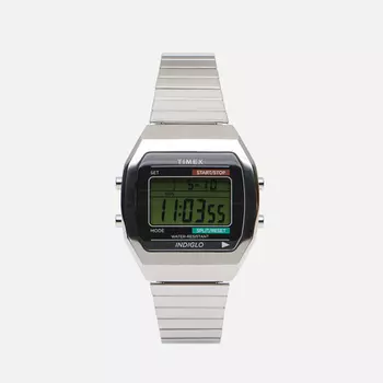 Наручные часы Timex T80, цвет серебряный