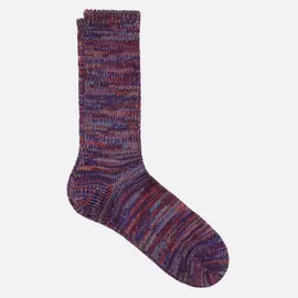 Носки Anonymous Ism 5 Color Mix Crew, цвет фиолетовый, размер 41-44 EU