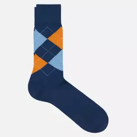 Носки Burlington Manchester, цвет синий, размер 40-46 EU