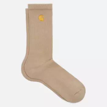 Носки Carhartt WIP Chase, цвет бежевый, размер 40-46 EU