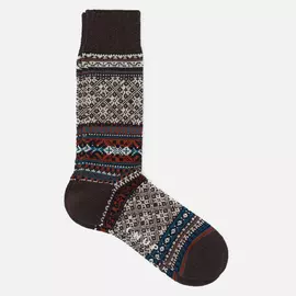 Носки CHUP by Glen Clyde Talv, цвет коричневый, размер 44-46 EU