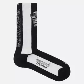 Носки Evisu Evisukuro Hannya Long, цвет чёрный, размер 40-46 EU