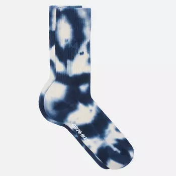 Носки Gramicci Tie Dye Crew, цвет синий, размер 43-46 EU