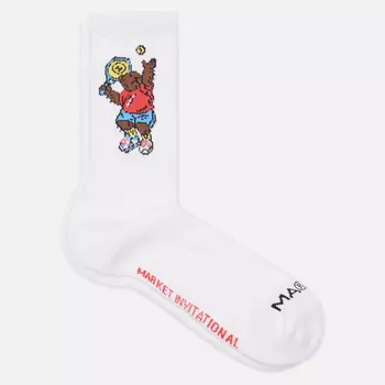 Носки MARKET Invitational, цвет белый, размер 40-46 EU