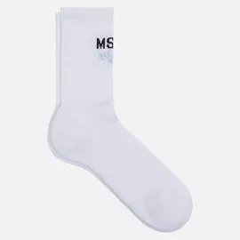 Носки MSGM Micrologo, цвет белый, размер 40-46 EU