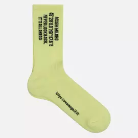 Носки MSGM Tie Dye Micrologo, цвет жёлтый, размер 40-46 EU