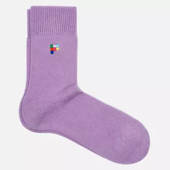 Носки PANGAIA Recycled Cashmere, цвет фиолетовый, размер 37-40 EU