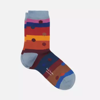 Носки Paul Smith Enola Stripe, цвет зелёный, размер 35-40 EU