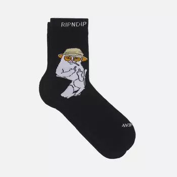 Носки RIPNDIP Nermal S Thompson Mid, цвет чёрный, размер 40-46 EU