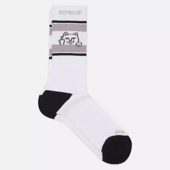 Носки RIPNDIP Peeking Nermal, цвет белый, размер 40-46 EU