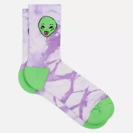 Носки RIPNDIP We Out Here Mid, цвет фиолетовый, размер 40-46 EU