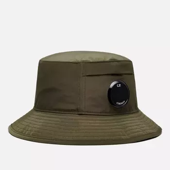 Панама C.P. Company Chrome-R Garment Dyed, цвет оливковый, размер M
