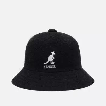 Панама Kangol Big Logo Casual, цвет чёрный, размер M