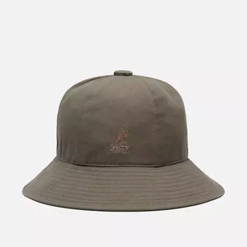 Панама Kangol Washed Casual, цвет оливковый, размер L