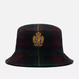 Панама Polo Ralph Lauren Logo Crest Wool Twill, цвет зелёный, размер L-XL