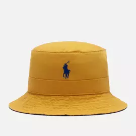 Панама Polo Ralph Lauren Twill Loft Embroidered Polo Pony, цвет жёлтый, размер S-M