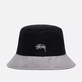 Панама Stussy Outdoor Panel, цвет чёрный, размер L-XL