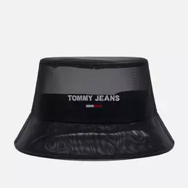 Панама Tommy Jeans Logo Embroidery Mesh, цвет чёрный