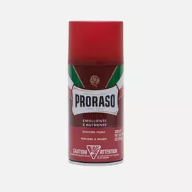 Пена для бритья Proraso Moisturising And Nourishing Large, цвет красный