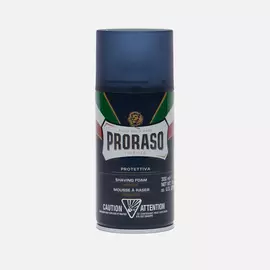 Пена для бритья Proraso Shaving Protective Vitamin E/Aloe Vera, цвет синий