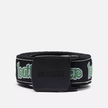 Ремень Butter Goods Swirl Woven, цвет чёрный