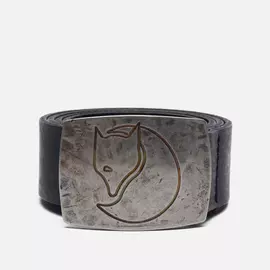 Ремень Fjallraven Murena Silver Leather, цвет чёрный, размер 95