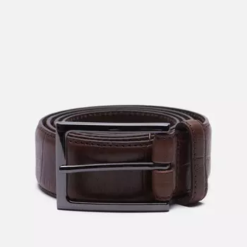 Ремень Hackett Croc Embossed, цвет коричневый, размер 36