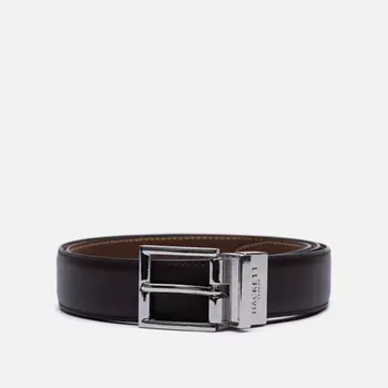 Ремень Hackett Stitch Edge Leather Reversible, цвет коричневый, размер 30