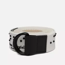 Ремень Maison Margiela Logo Rubber &amp; Webbing, цвет белый