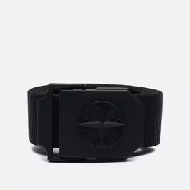 Ремень Stone Island Nylon Tape 7415, цвет чёрный, размер 110
