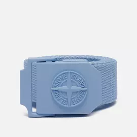 Ремень Stone Island Nylon Tape 7415, цвет голубой, размер 110